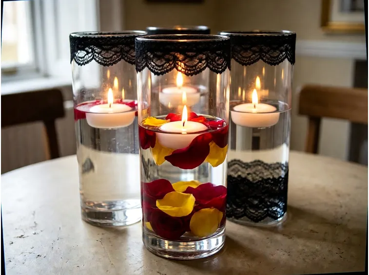 candele galleggianti