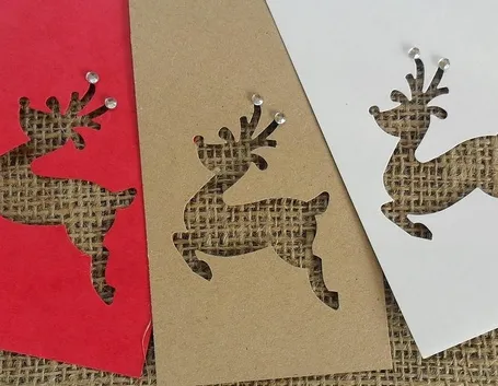 Una cartolina personalizzata per mandare gli auguri agli amici e una decorazione natalizia di grande effetto