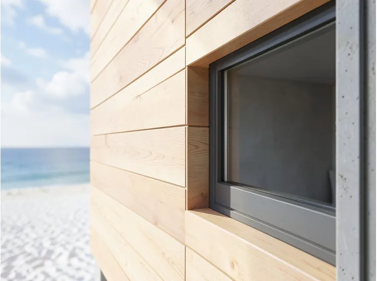 Dettaglio di un muro di legno