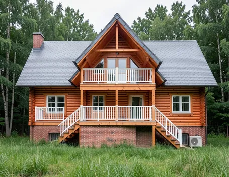 Una casa in legno