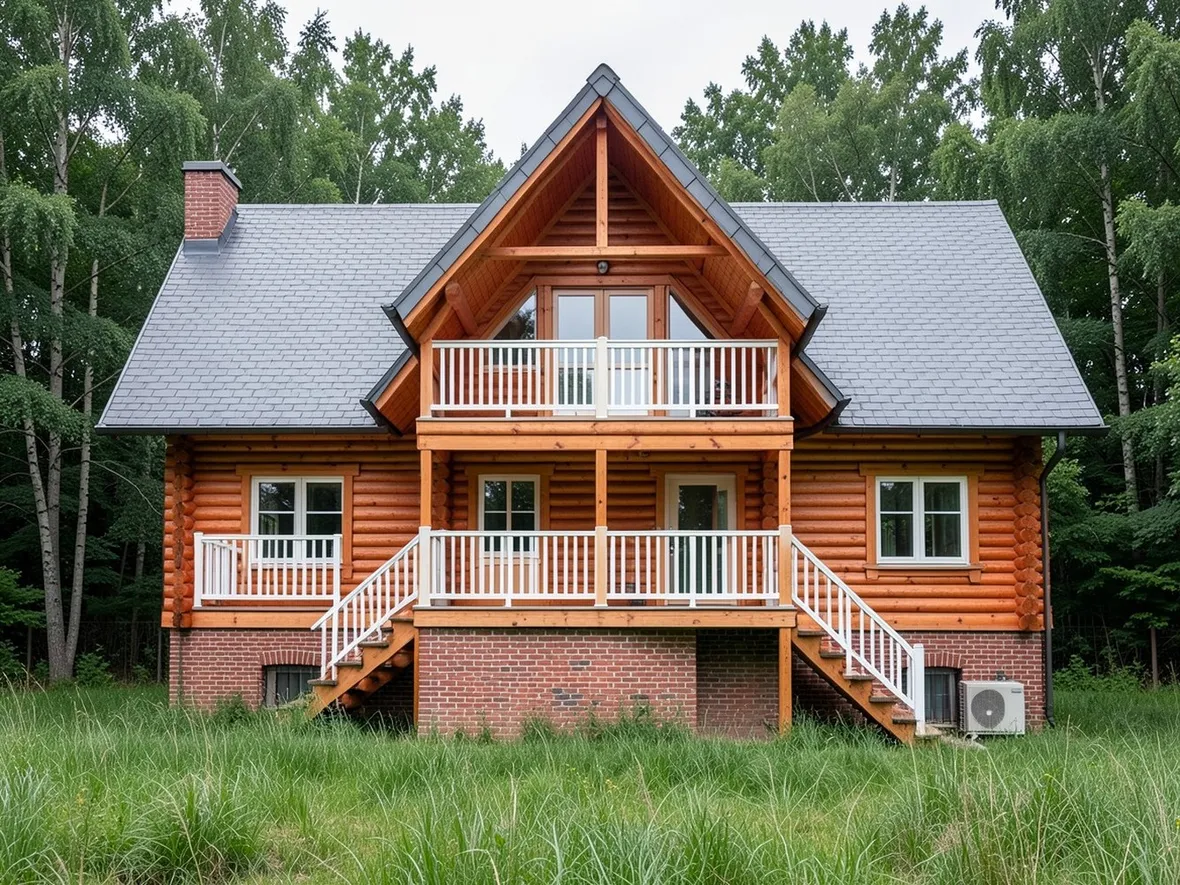 Una casa in legno