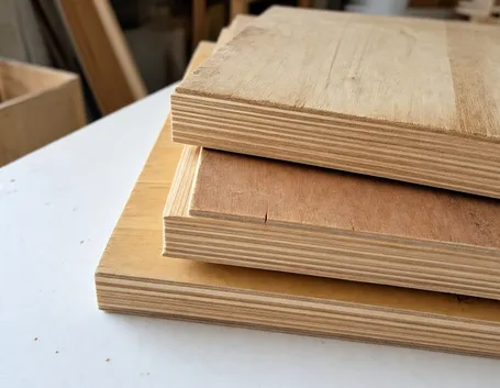 pezzi di legno compensato
