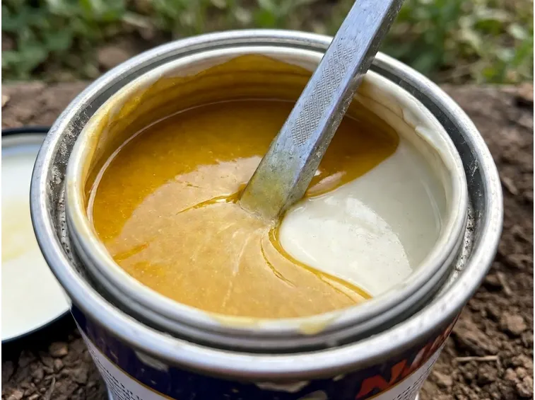 Preparazione miscela vischiosa
