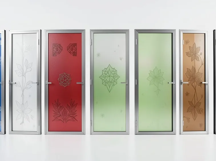 Esempi di porte in vetro per interni