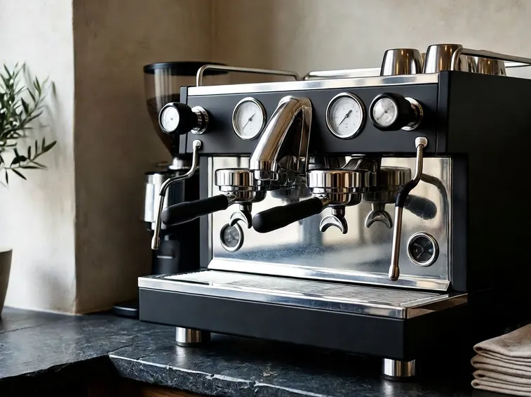 Una macchina per il caffè da bar