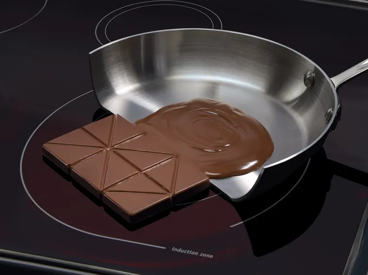 Cottura induzione padella cioccolata