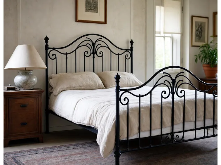 Letto in ferro battuto
