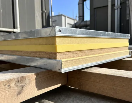 Pannello rivestimento alluminio, anima in poliuretano