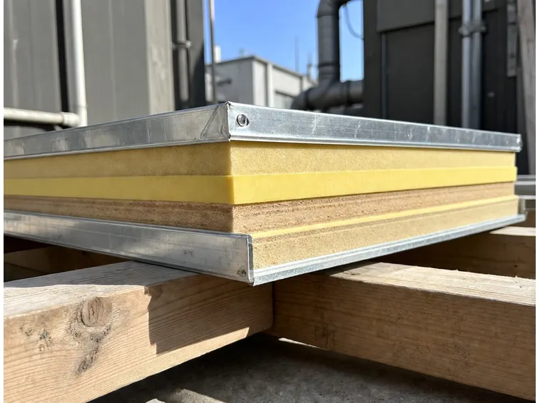 Pannello rivestimento alluminio, anima in poliuretano