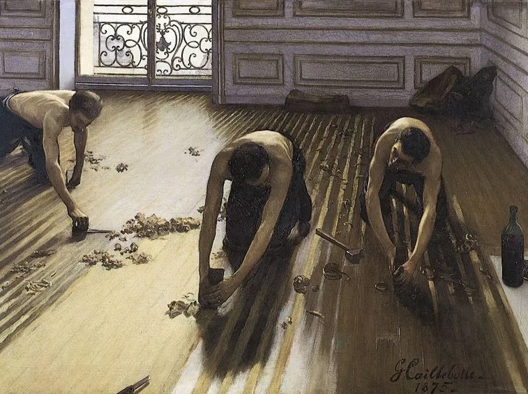 Lavorazione del parquet in antichità