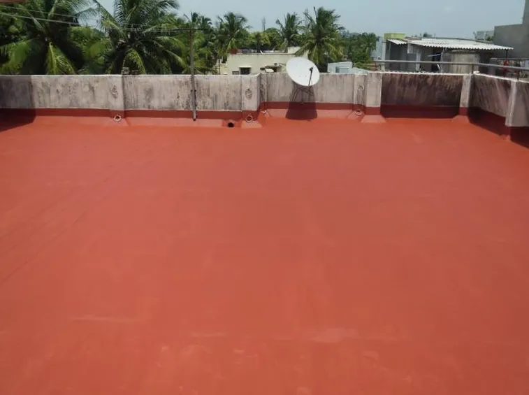 Copertura in resina di una terrazza