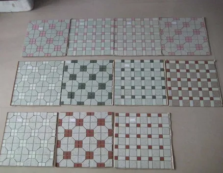 Quadrotti di piastrelle a mosaico