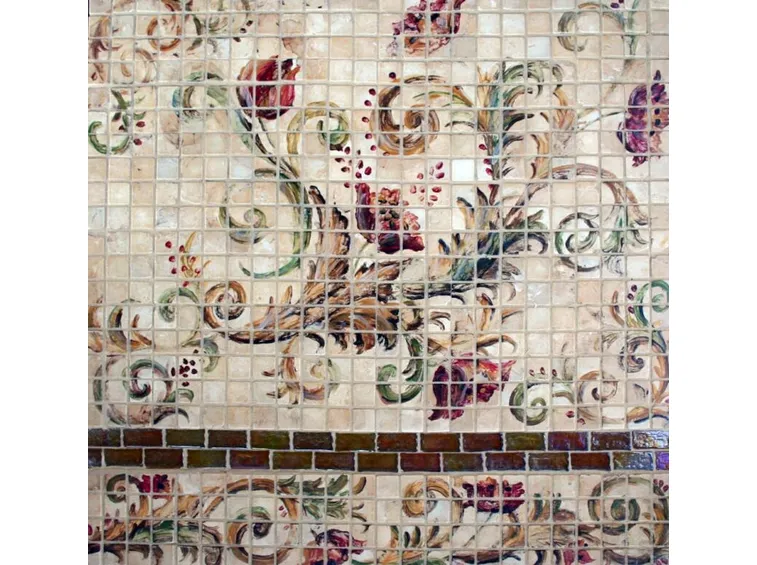 piastrelle a mosaico colorate