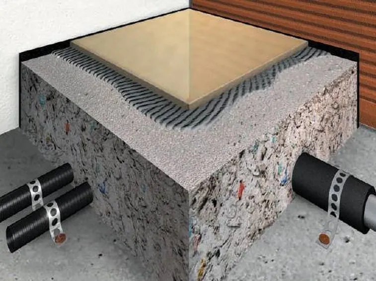 massetto termoisolante