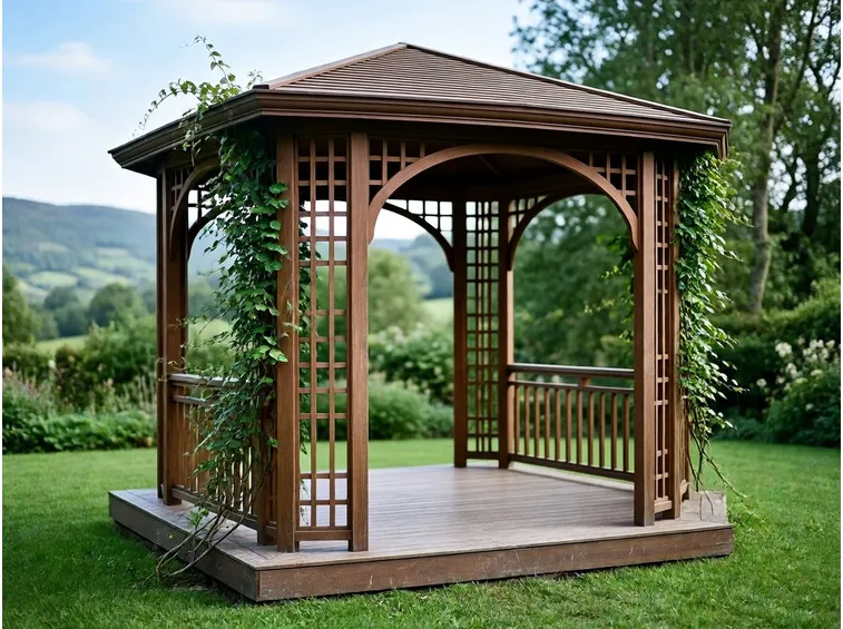 gazebo in legno