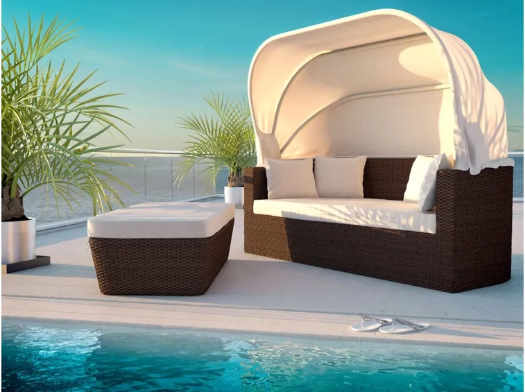 Isola in rattan sintetico