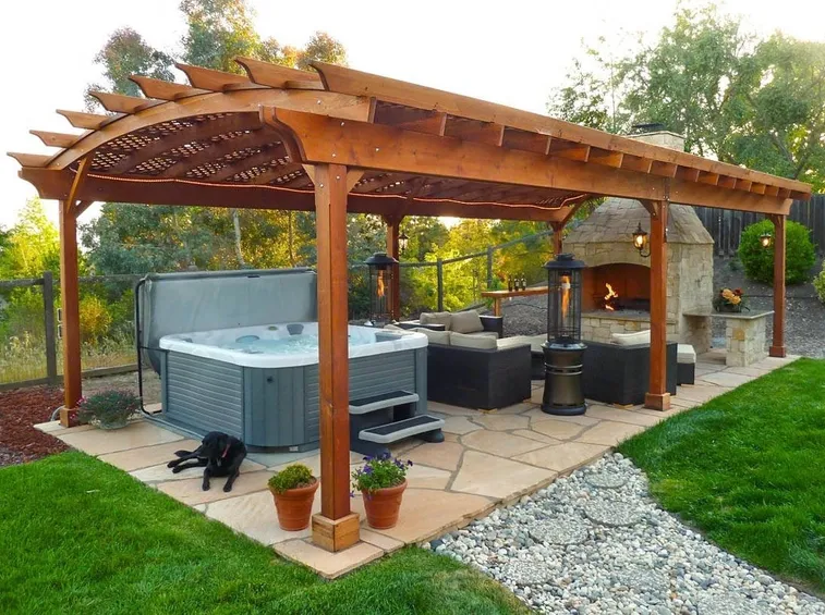 gazebo legno