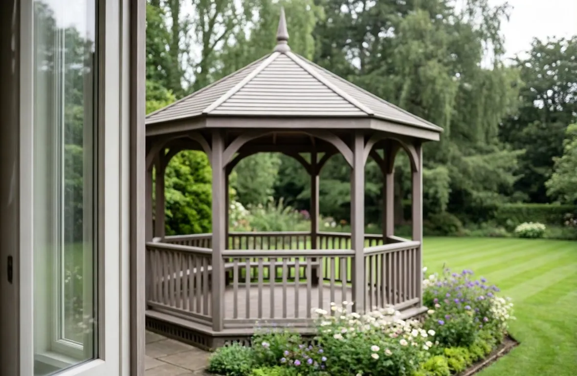 piccolo gazebo in legno 