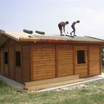 Una casa in costruzione
