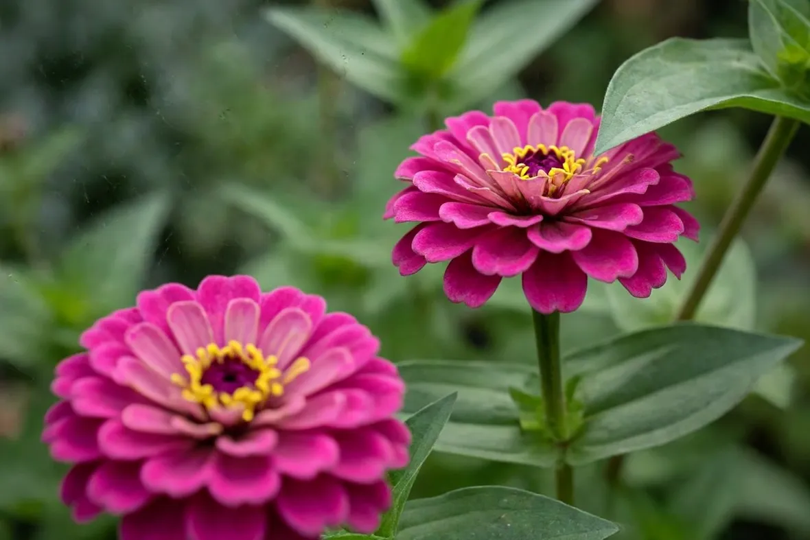 Esemplari di zinnia americana