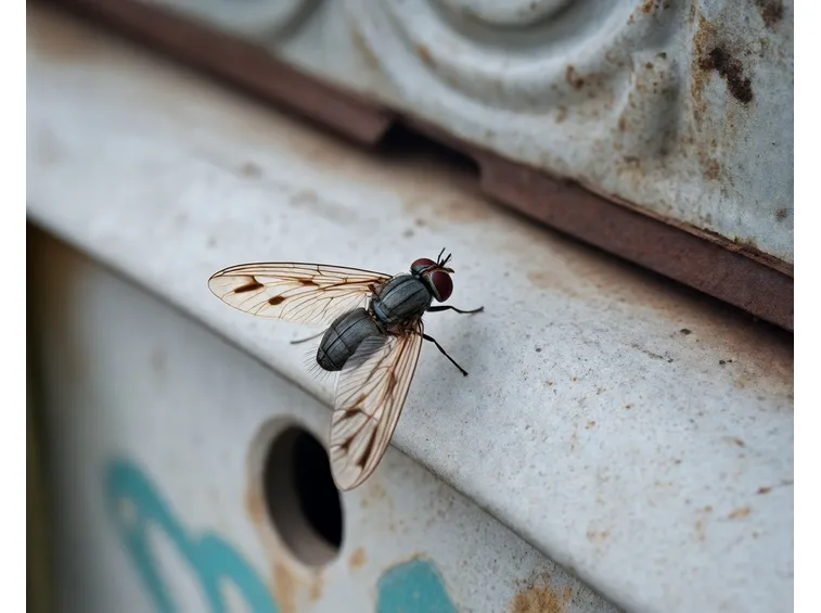 mosca maschio 