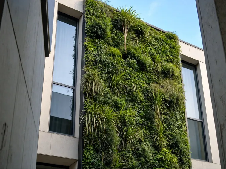 architettura piante parete