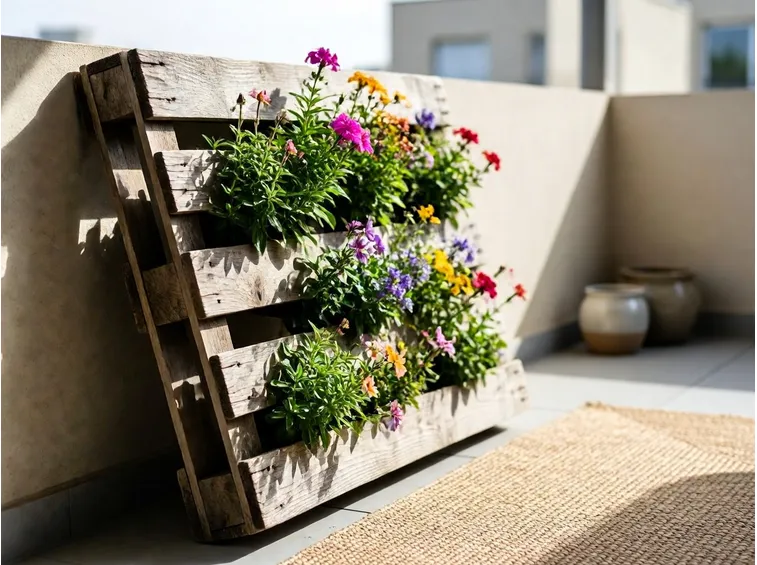 giardino verticale vasi