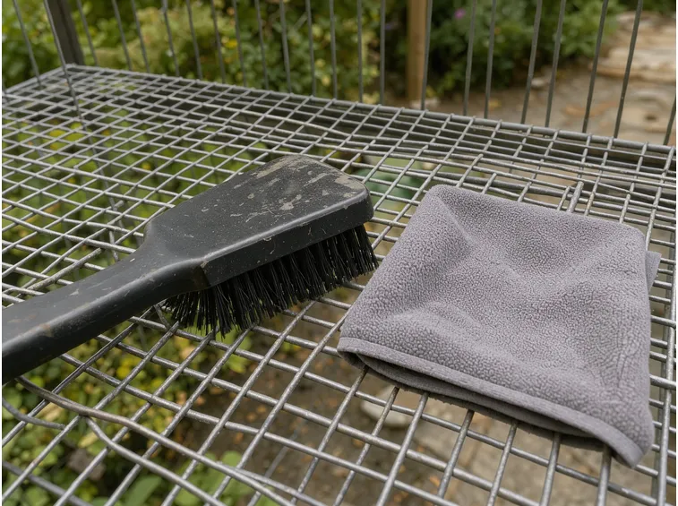 Rimuovere la ruggine dalle maglie senza consumare il filo