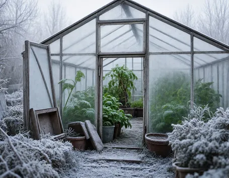 Cosa aspettarti da una serra fredda quando fuori gela