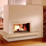 Modello di caminetto bifacciale - Amb Ceramiche