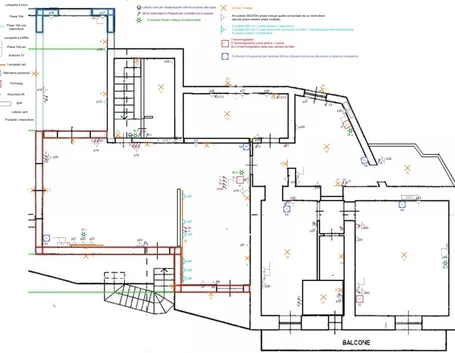Progetto completo di un impianto elettrico