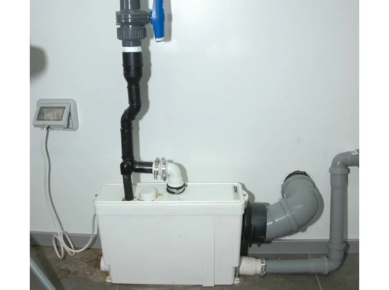 Un Sanipack installato.