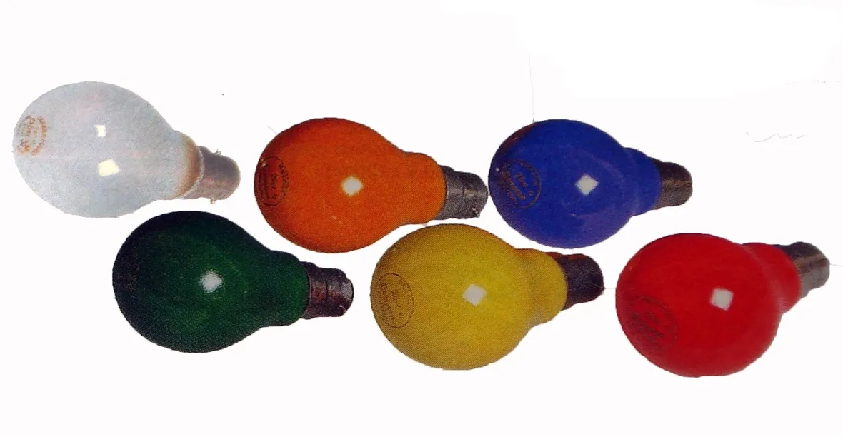 lampadine colorate casa