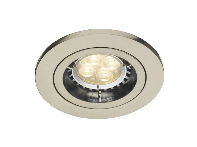 Faretto metallico da incasso