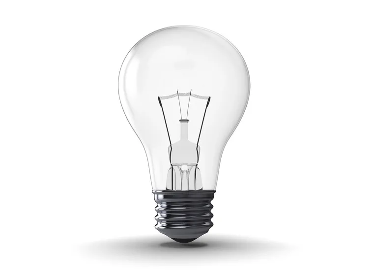 Esempio di lampadina ad incandescenza ad oliva
