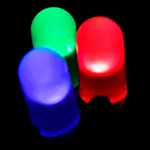Led blu, verde e rosso.