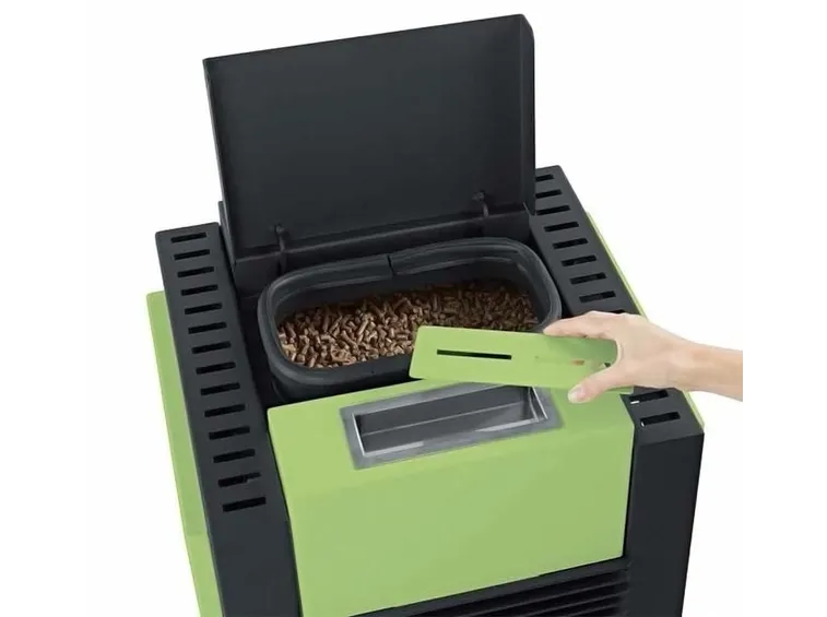 Stufa senza canna fumaria a pellet