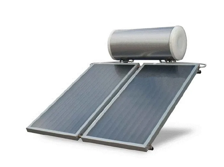 pannelli solari con boiler in alto