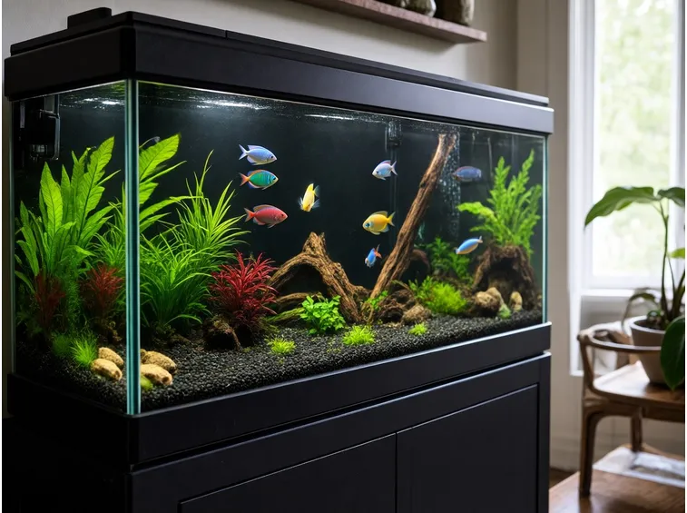 Esempio di acquario ben tenuto