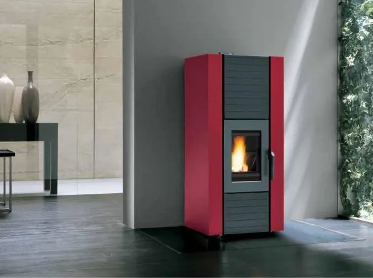 Un bellissimo modello di stufa a pellet