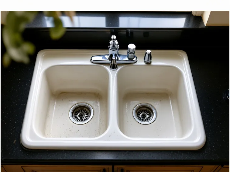 Lavello in ceramica a doppia vasca