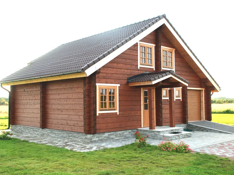 Una casa antisismica in legno
