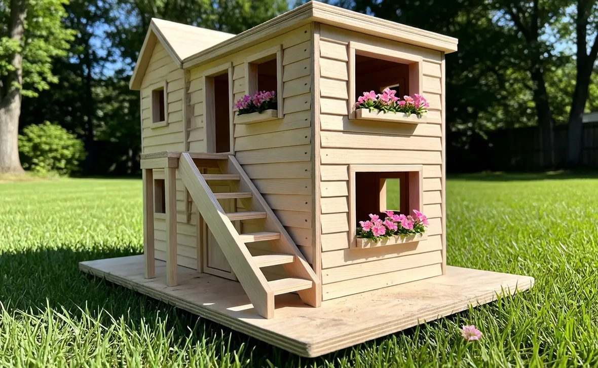 piccola casa in pallet 