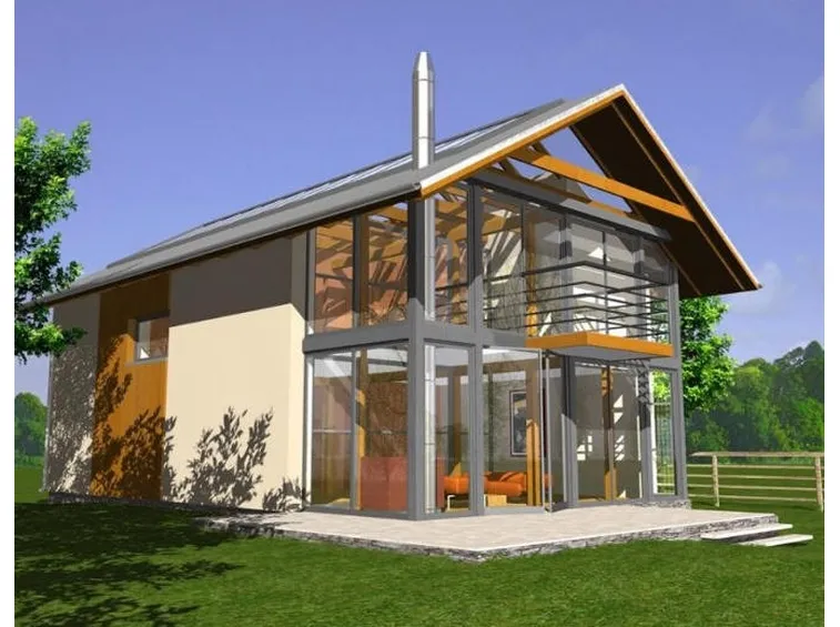 casa ecologica di grandi dimensioni