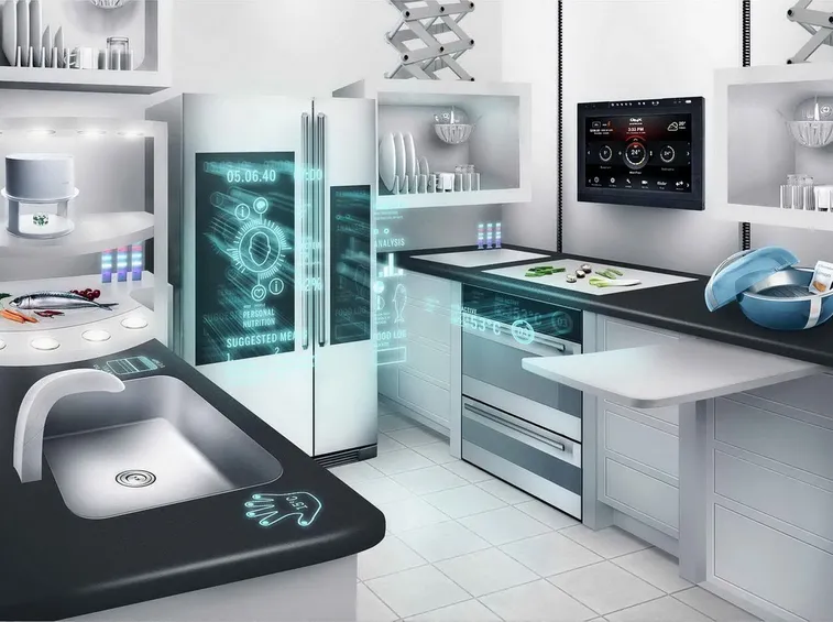 Un modello di cucina futuristica