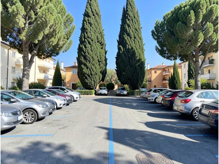 Parcheggio in cortile