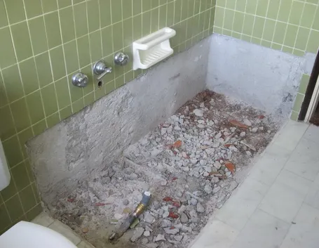 Sostituzione di una vasca da bagno
