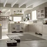 Un esempio di cucina in muratura moderna