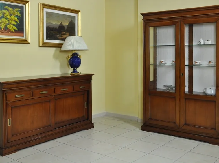 credenza per camera da pranzo con argentiera