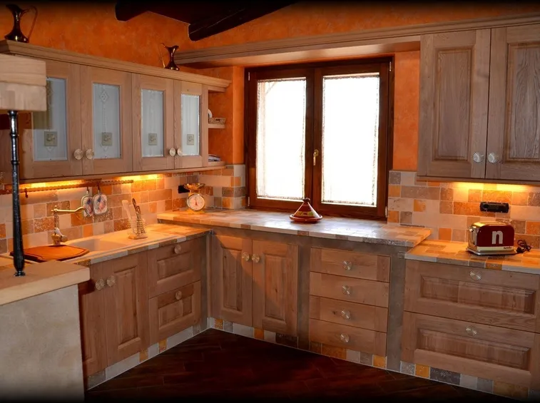 Esempio di cucina in muratura